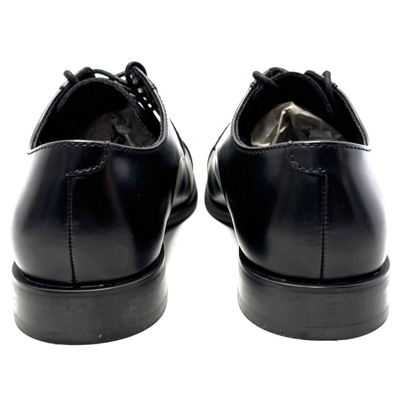 Alfani Men\'s Jovann Genuine Leather Lace Up Dress Shoes Black Size 7.5M NWT/BOX